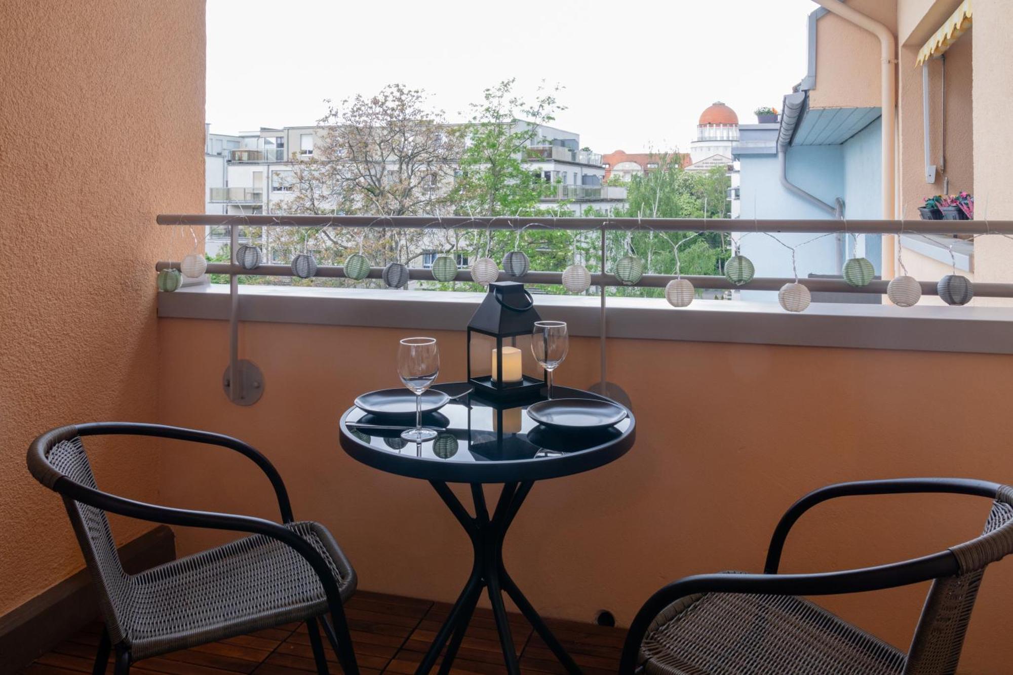 Home Shanti - Studio, Suedvorstadt, Balkon, Tv Лейпциг Экстерьер фото